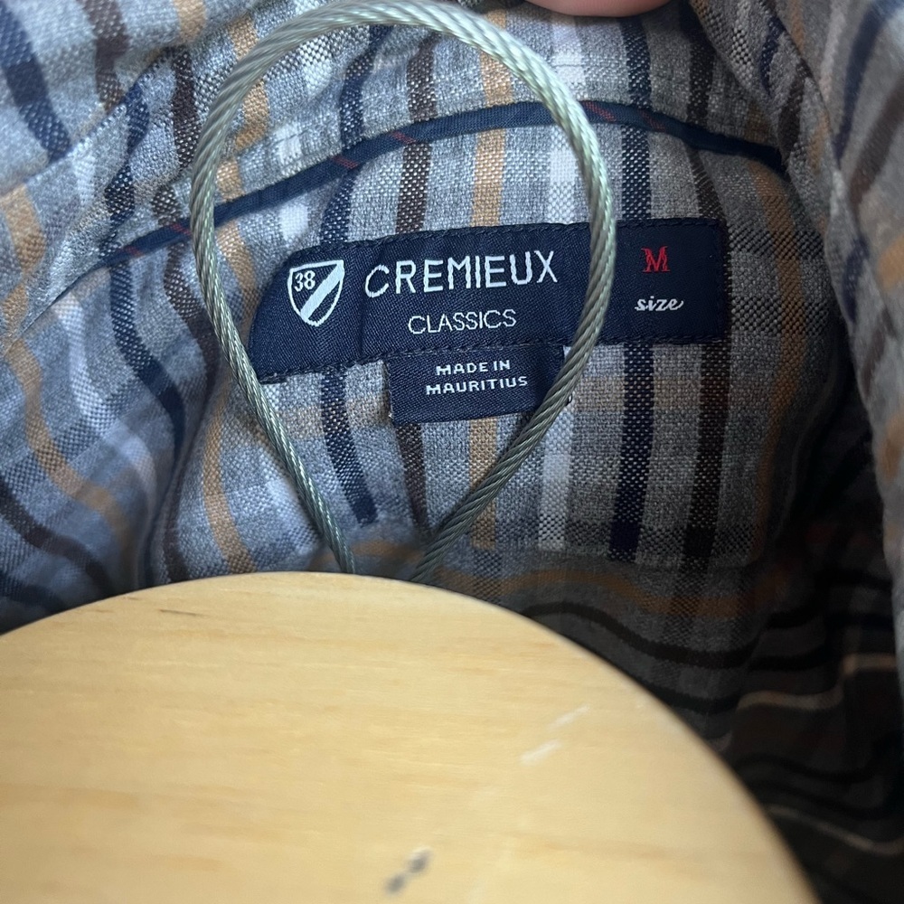 Cremieux classics medium COTTON button down - Picture 5 of 9